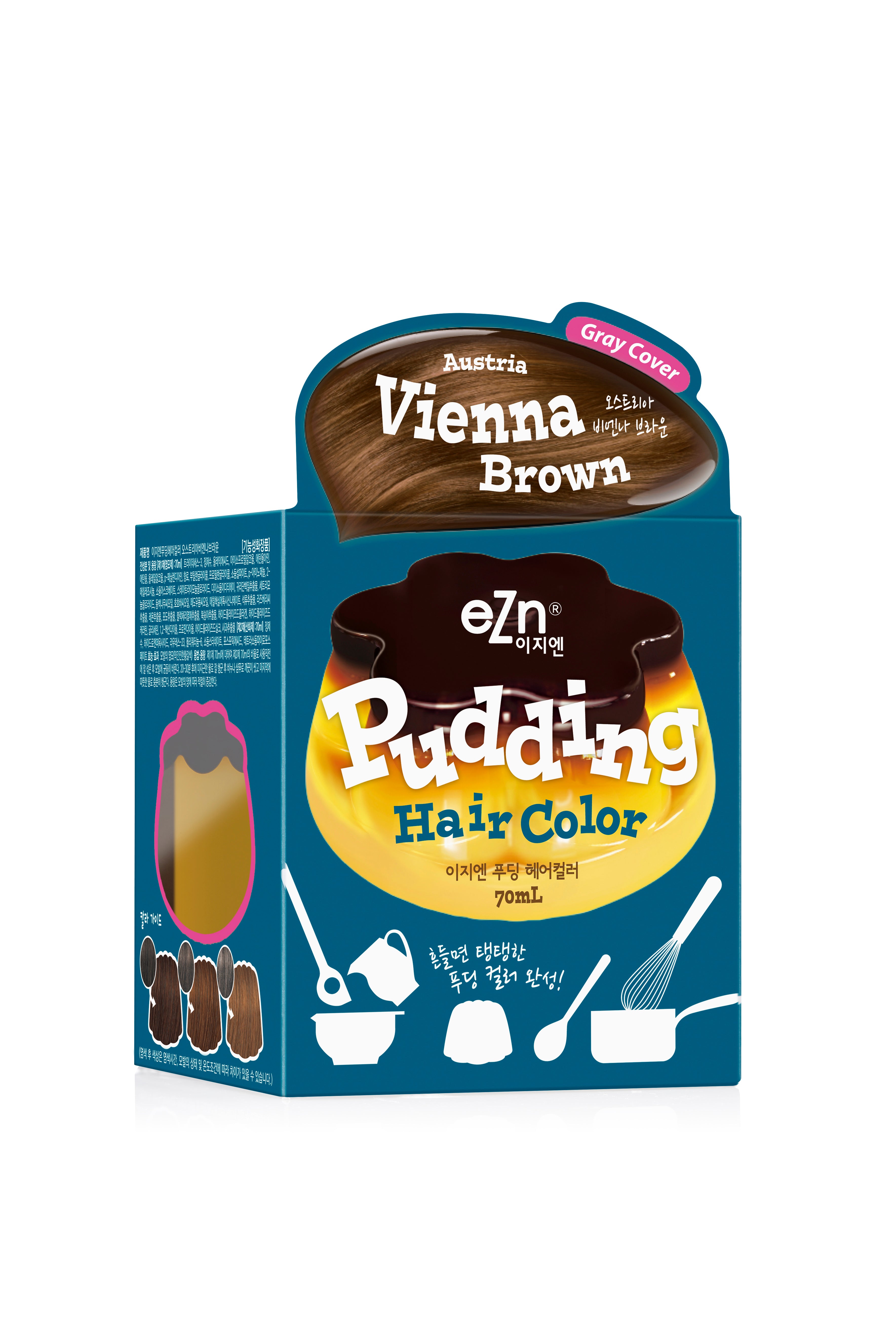 (1+1) Ezn Pudding Hair Color Austria Vienna Brown