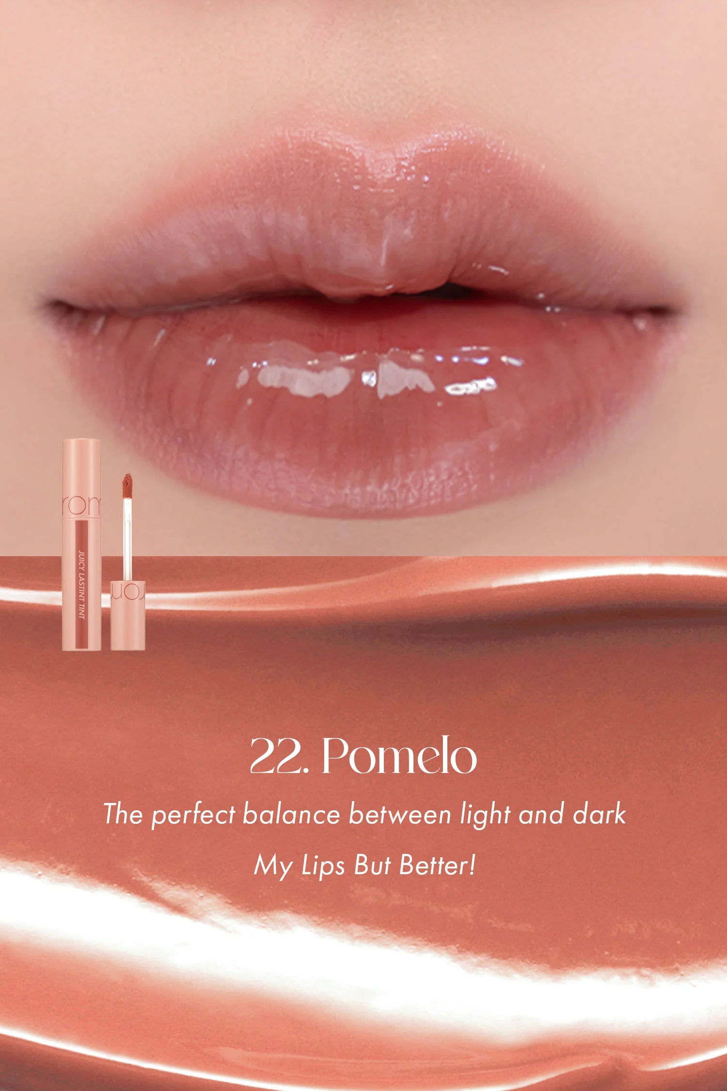 Rom&Nd Juicy Lasting Tint 22 Pomelo Skin