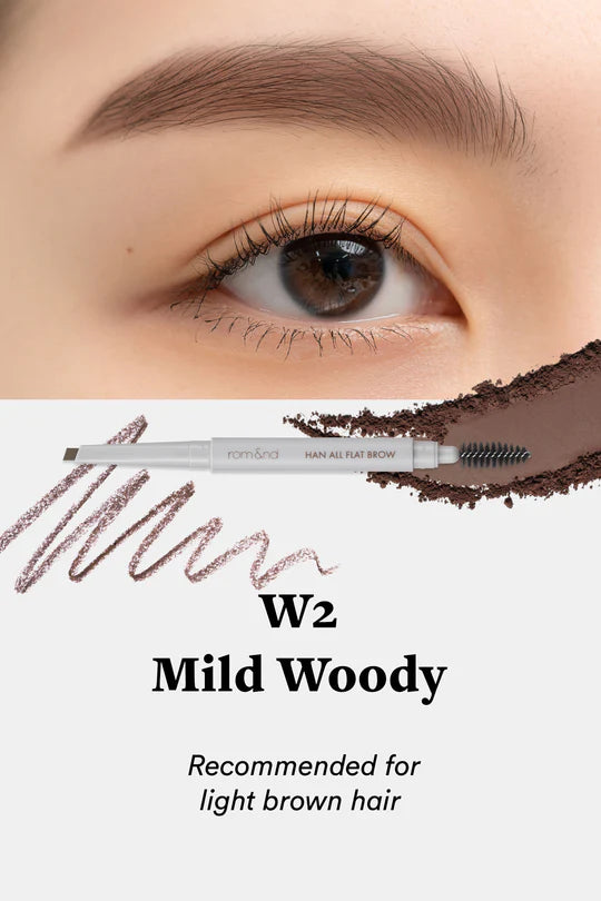 Rom&Nd Han All Flat Brow W2 Mild Woody