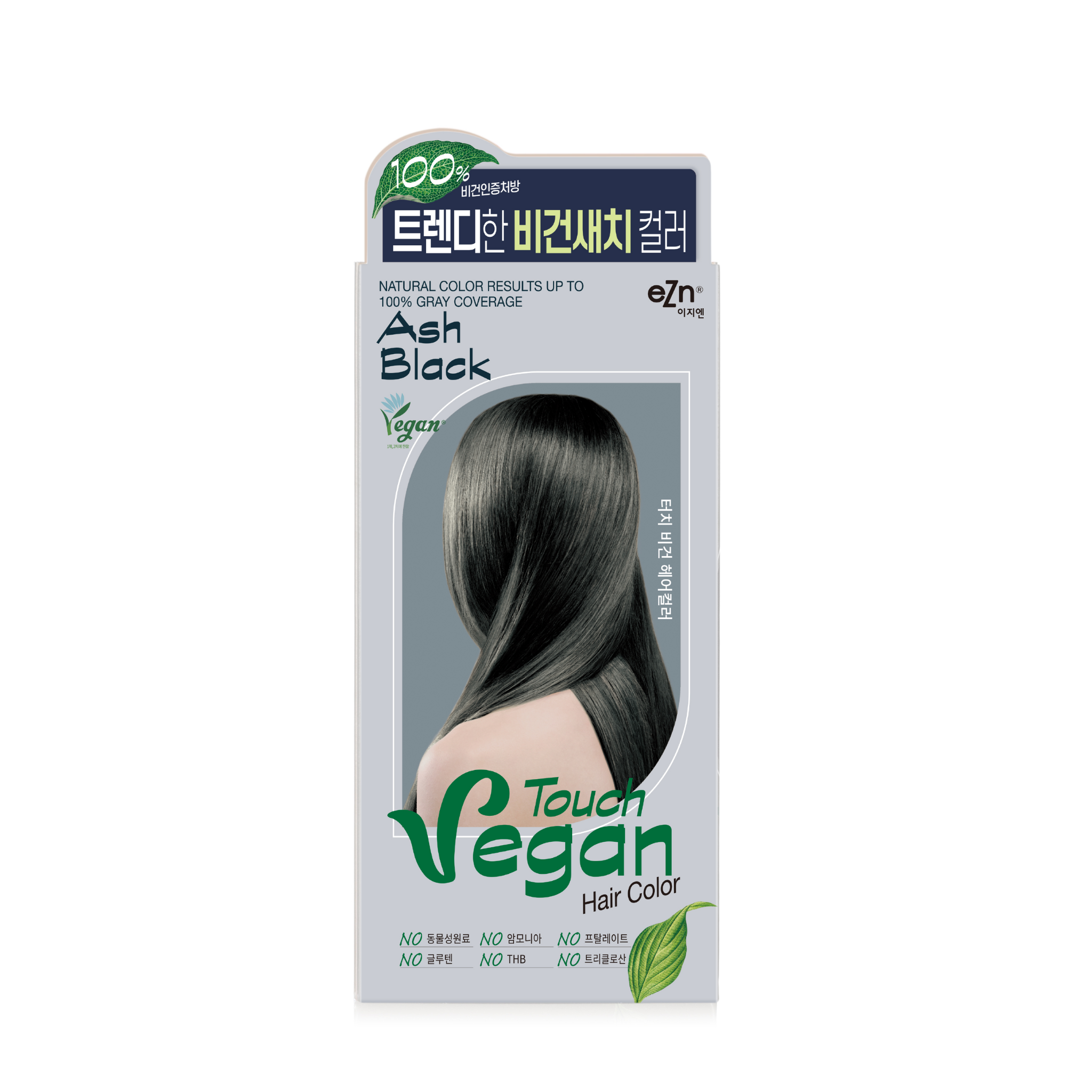 Ezn Touch Vegan Hair Color Ash Black