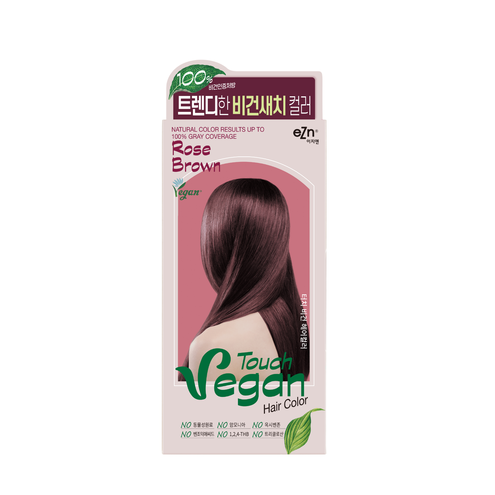 Ezn Touch Vegan Hair Color Rose Brown