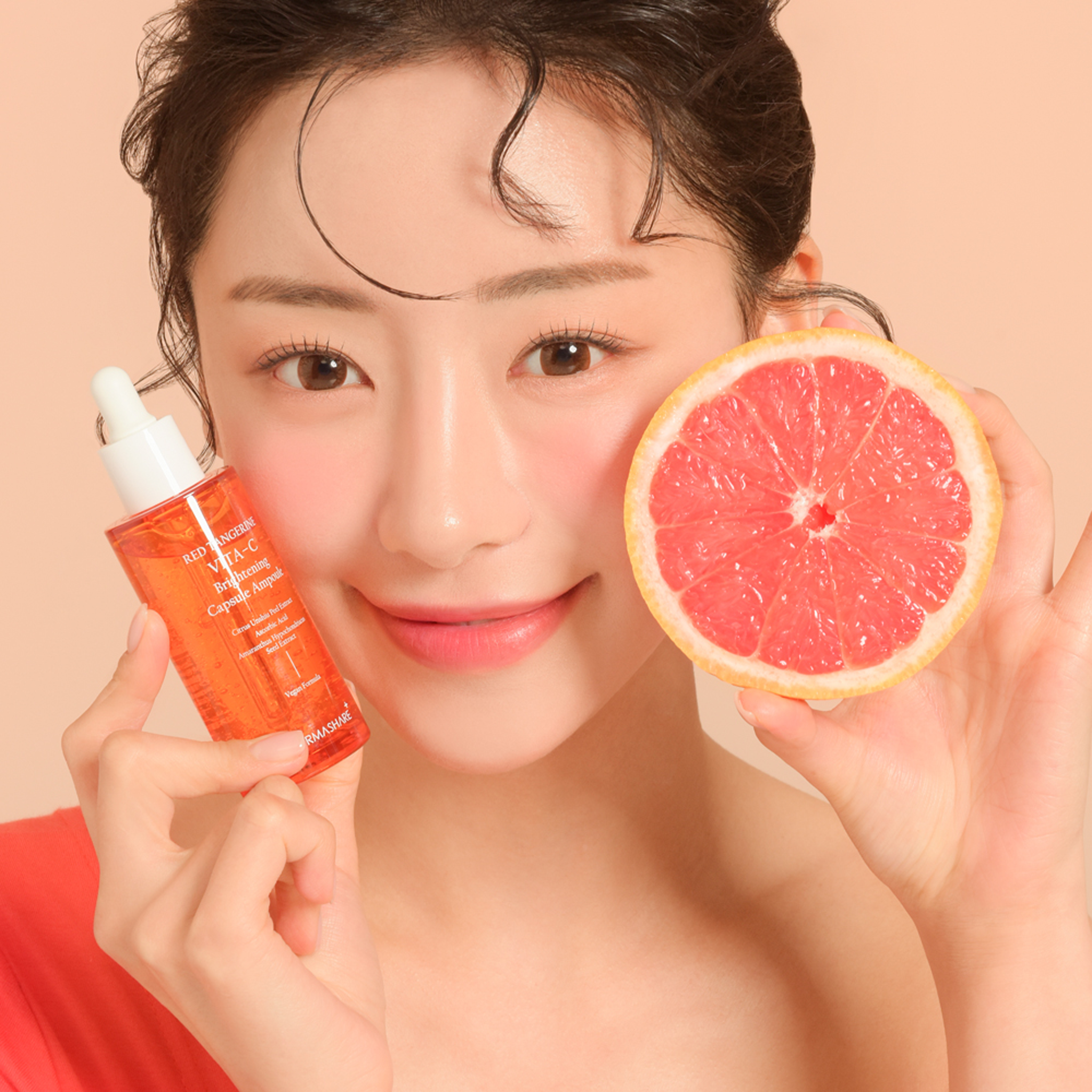 Dermashare Red Tangerine Vita C Brightening Capsule Ampoule