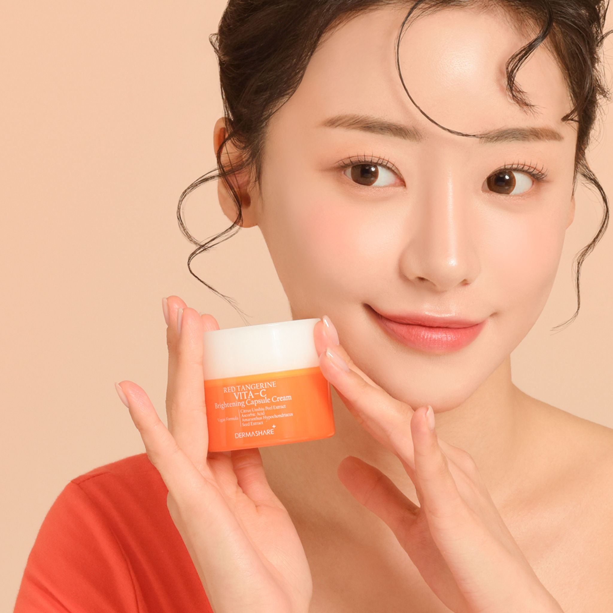 Dermashare Red Tangerine Vita C Brightening Capsule Cream