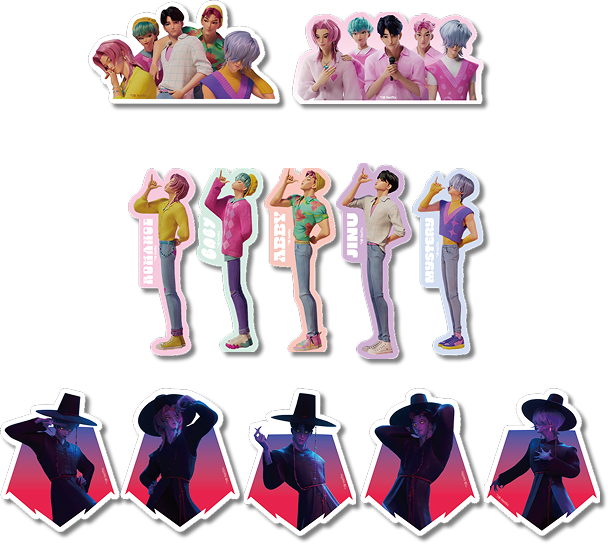 Sticker Pack Saja Boys