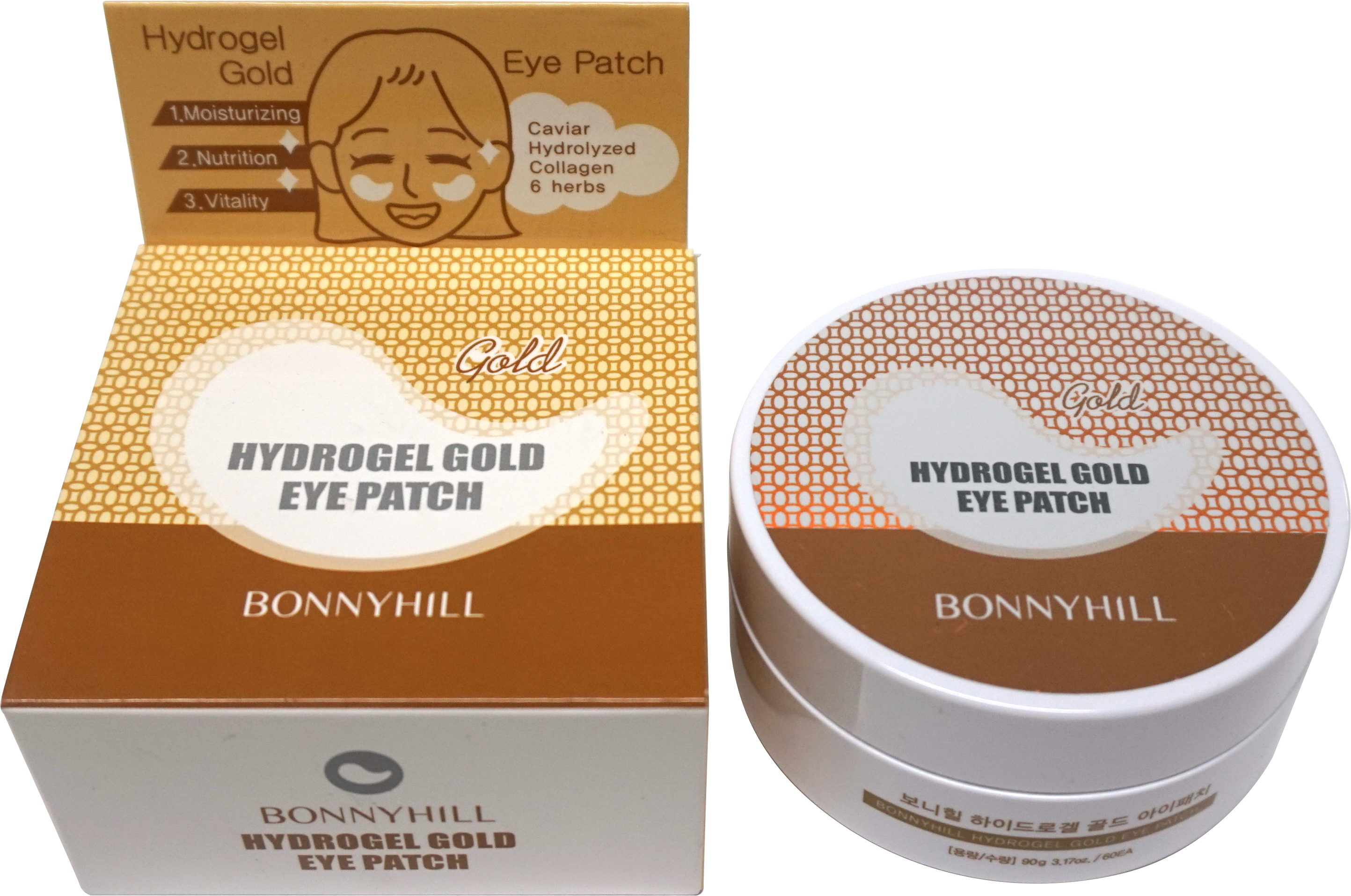 Bonnyhill Hydrogel Eye Patch - Gold