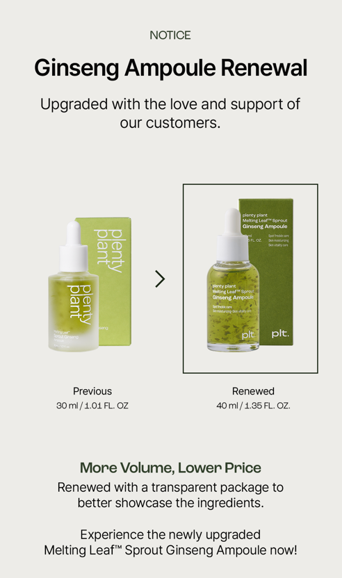 Melting Leaf Sprout Ginseng Ampoule