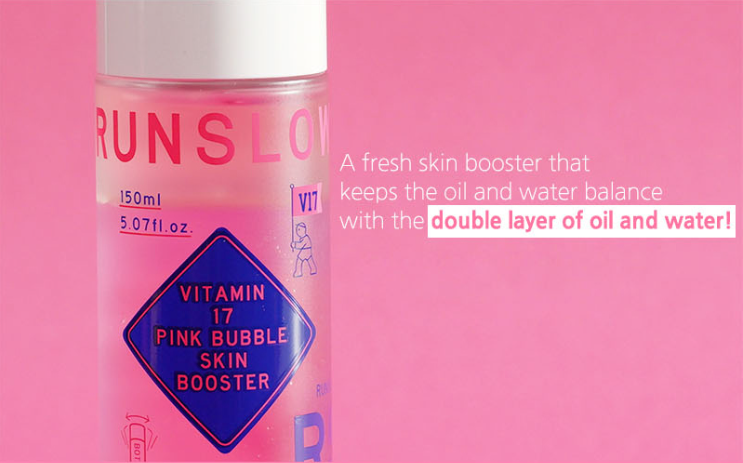 Runslow Vitamin 17 Pink Bubble Skinbooster